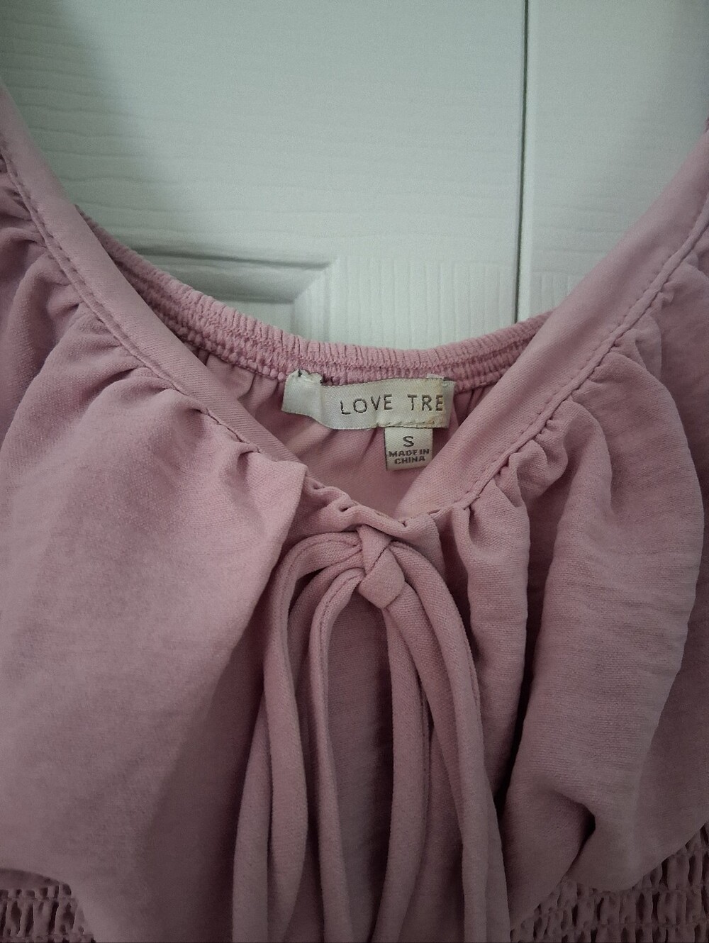 Smocked Puff Sleeve Mini Dress - Pink - Picture 8 of 10